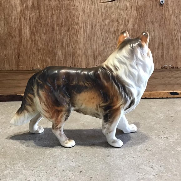 Vintage Ceramic Collie Dog Figurine - Picture 4 of 9